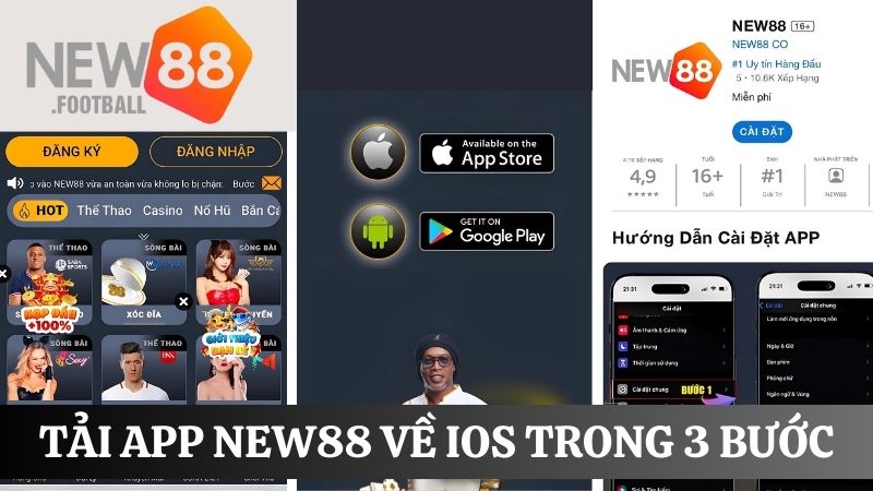 tải app New88 trên hệ điều hành IOS